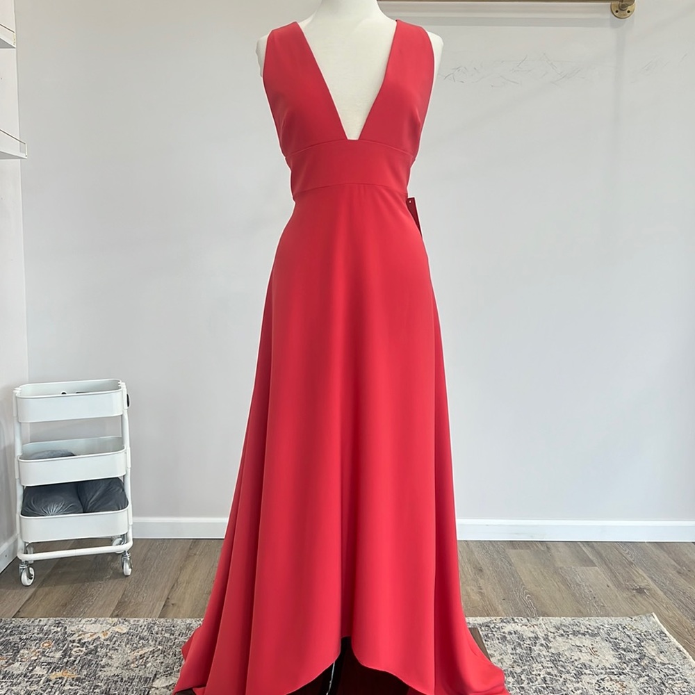 Monique Lhuillier evening High Low size 14